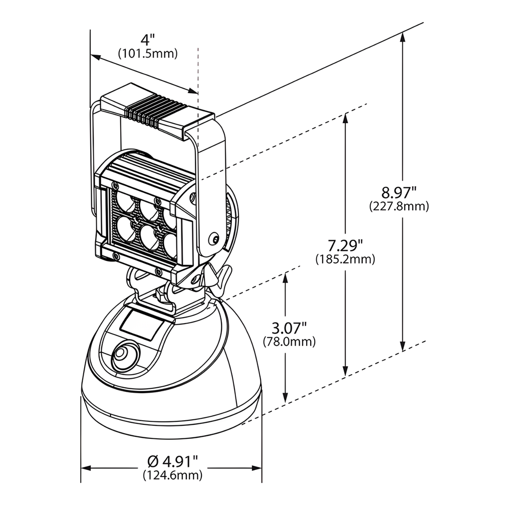 faro_rectangular_grote_facil_de_llevar_6_led_bz501-5_diagrama