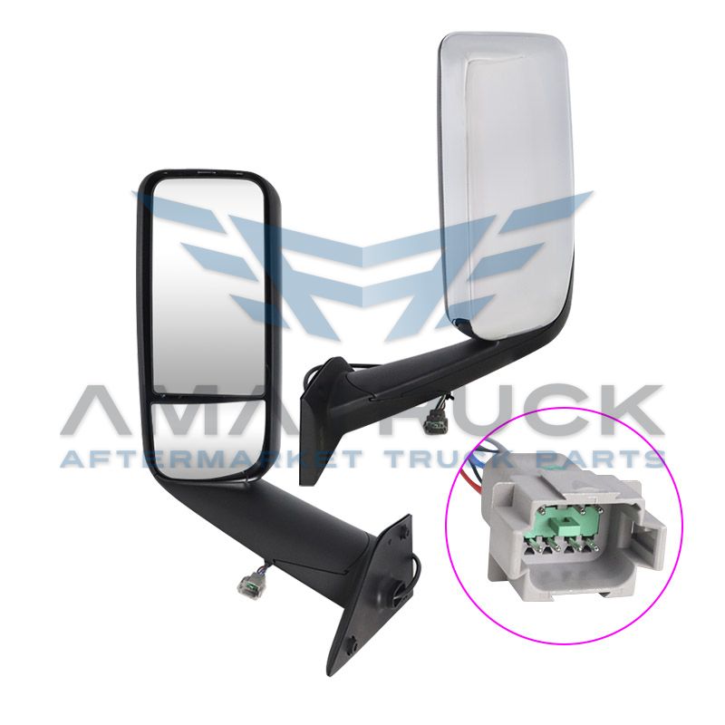 ESPEJO COMPLETO CABINA FREIGHTLINER CASCADIA P4 CROM 18+ L 018-3805-23, A22-78606-003