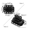 SOPORTE DE MOTOR KENWORTH T660 8AG 2TOR K21009