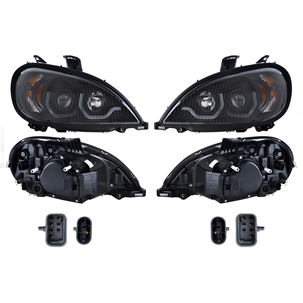 Faro Freightliner Columbia 96-17 con Tira LED Depo 016-3801-02