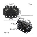 SOPORTE DE MOTOR KENWORTH 8AG 4T K21011, U30027