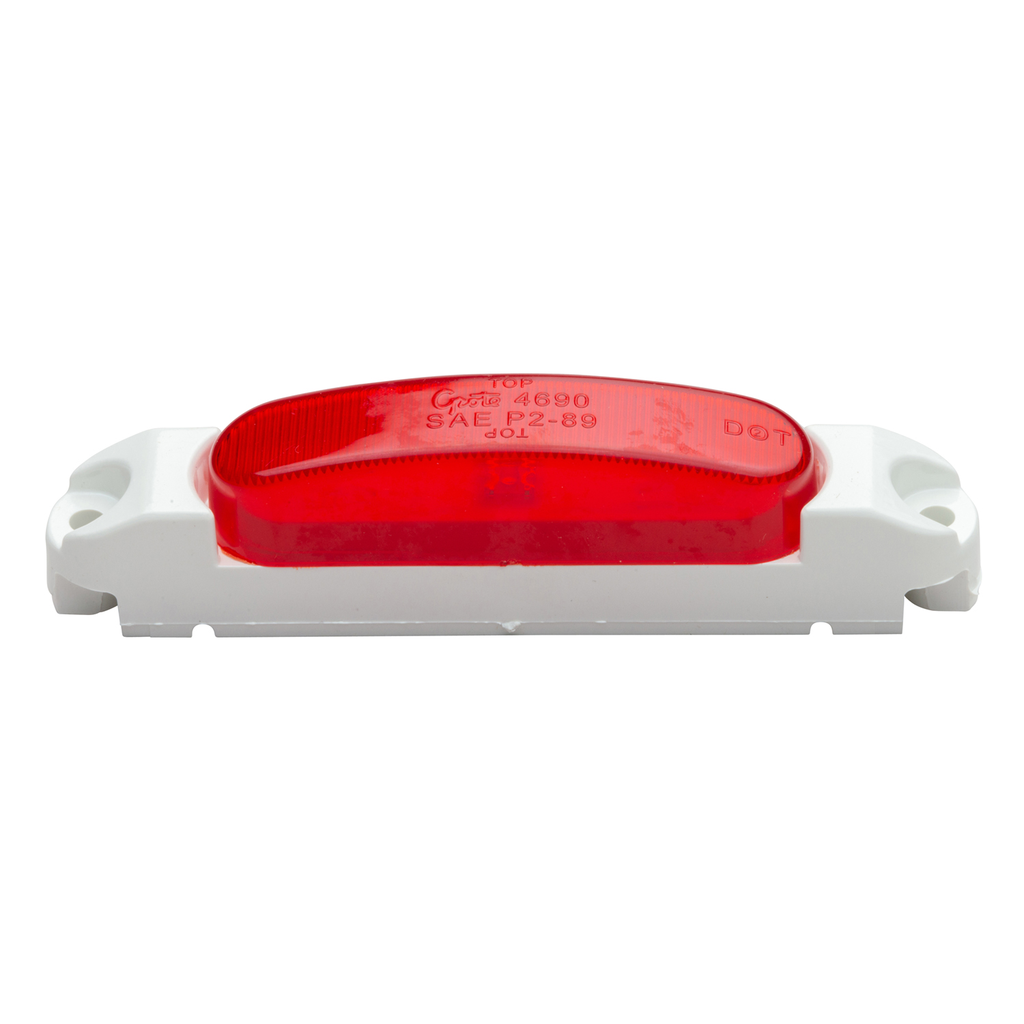 Plafon Ovalado Rojo Grote  Led
