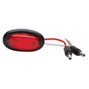 Plafon Ovalado Rojo Grote 2"Led C/Aro
