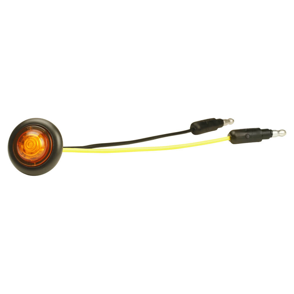Plafón Redondo 3/4" Ámbar LED con Hule Grote 49333