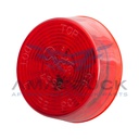 PLAFON REDONDO 2" ROJO GROTE  9 LED
