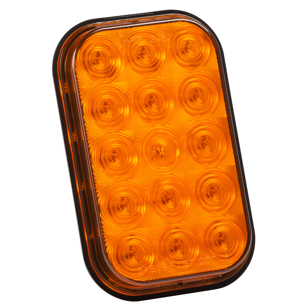Plafón Rectangular Ámbar 15 LED Grote G4503