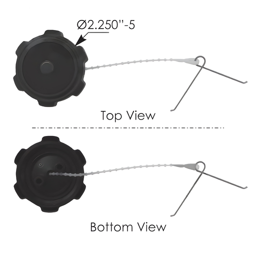 [902-5204] Tapon Deposito  Agua Freightliner