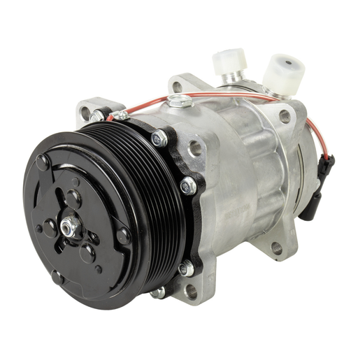 [20-04660-AM] Compresor de A/C SD7H15 12V Polea 117mm 8 Ranuras (Montaje de Oreja)