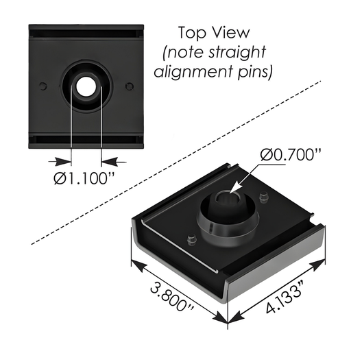 [M17451] Soporte De Motor International Prostar Del I20905