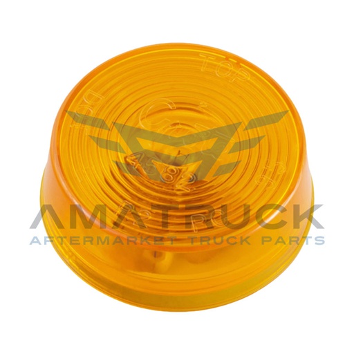 [45823] PLAFON REDONDO 2" AMBAR GROTE
