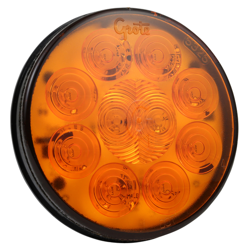 [53253] Plafon Redondo 4" Ambar Grote  10 Led