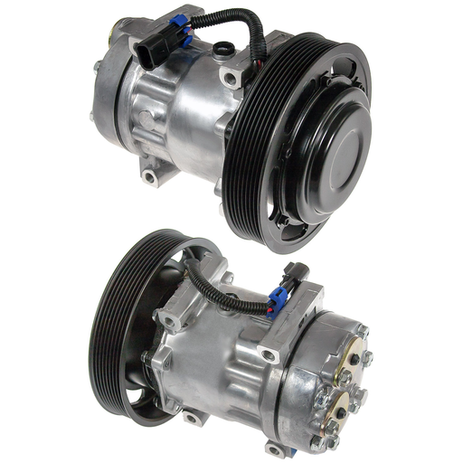 [20-04326-AM] Compresor de A/C SD7H15SHD 12V Polea 175mm 8 Ranuras (PV8)