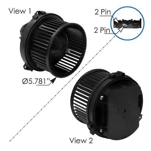 [830.21218BE] Soplador Hvac Freightliner Behr 830.21218BE